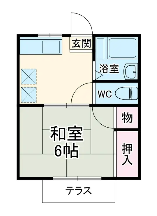 鵠沼レジデンス 1階階 間取り