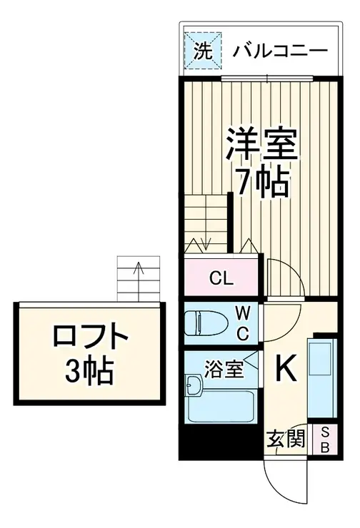 プラム常盤平 1階階 間取り