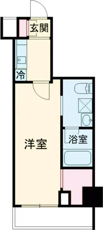メインステージ三ノ輪WEST 8階階 間取り