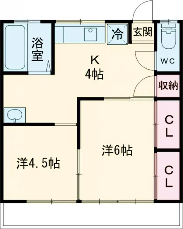 玉堤スカイハイム 1階階 間取り