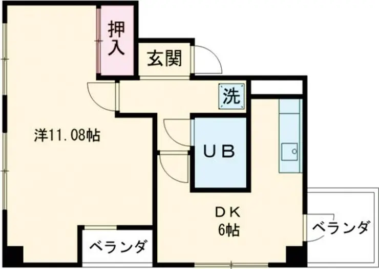 ハイホーム沖田 10階階 間取り