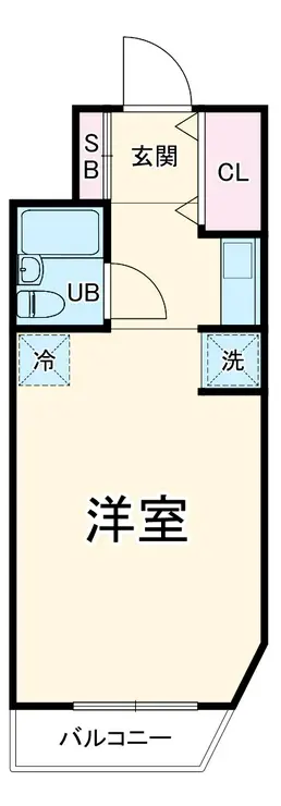 エクセア高砂 4階階 間取り