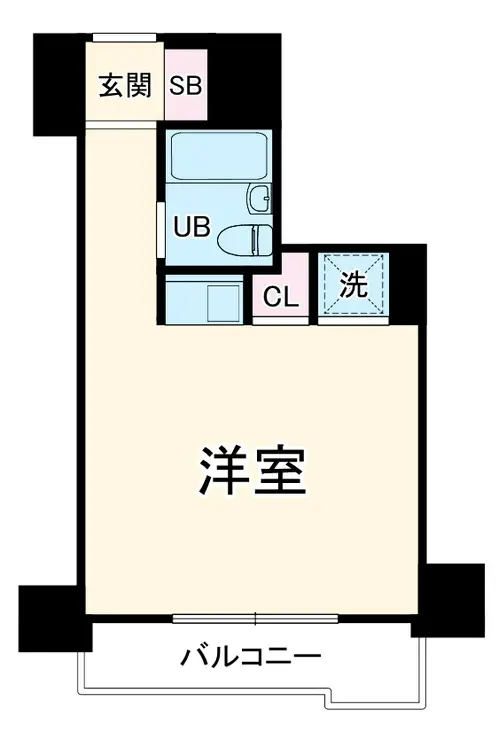 ビッグヴァンステイツ伊勢佐木南 6階階 間取り