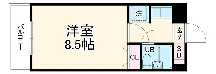 シャレー藤沢 3階階 間取り