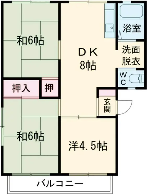 サンライフ本町田 2階階 間取り