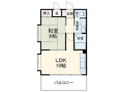 R-COURT泉(1LDK/7階)の間取り写真