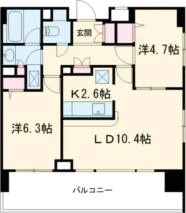 プレミアコンフォート高井戸 5階階 間取り