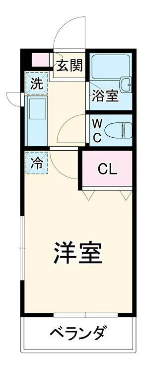 ル・モンドエビス 2階階 間取り