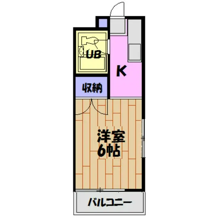 富士ハイツ 2階階 間取り