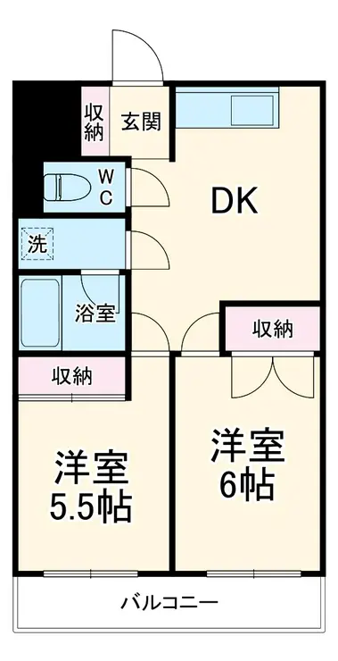 レフォール登戸 3階階 間取り