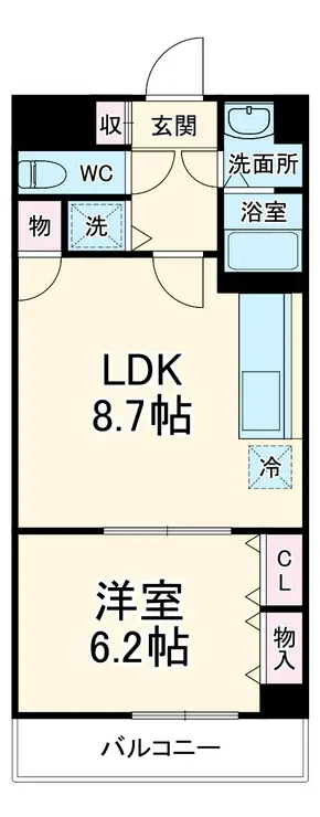 ランデージ津田沼 3階階 間取り