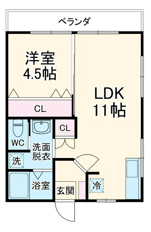大野ハイツ 2階階 間取り