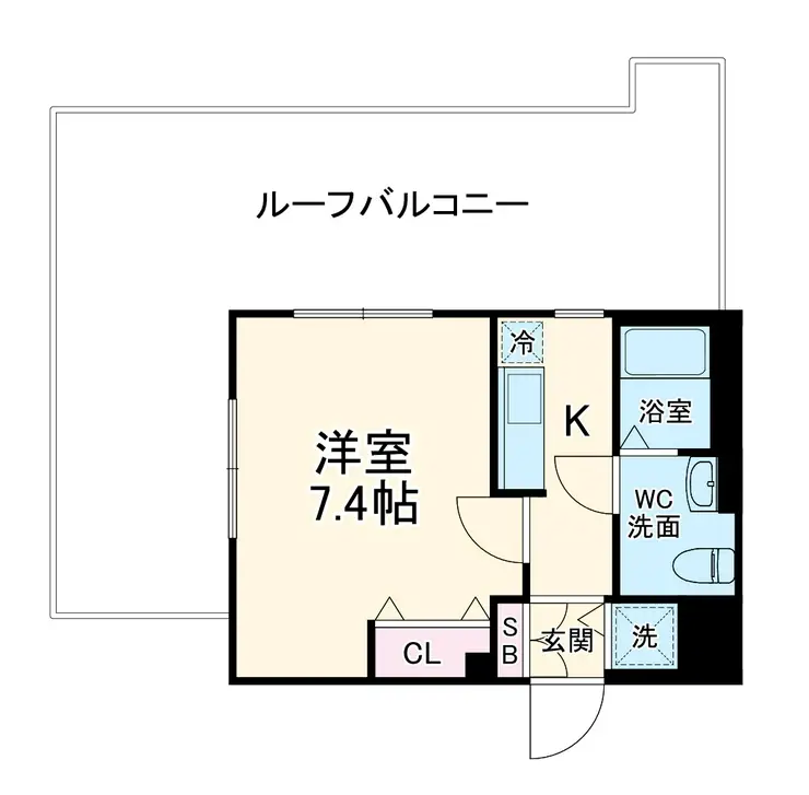ドルチェ横浜・桜木町 4階階 間取り