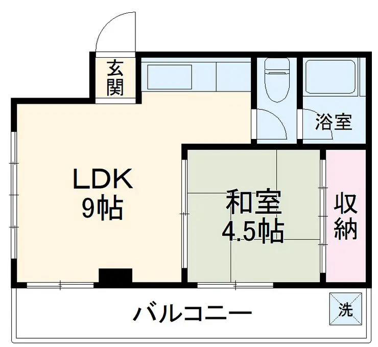 浅見ビル 4階階 間取り