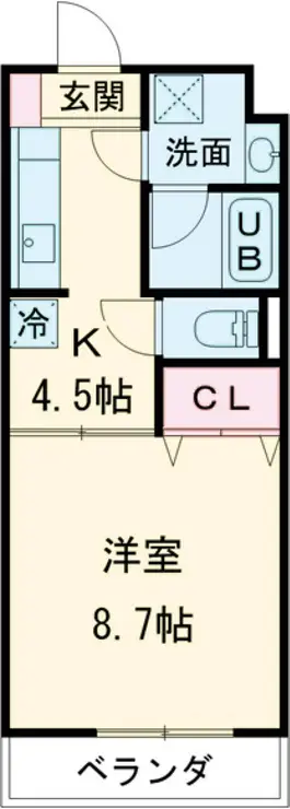 グランドール 1階階 間取り