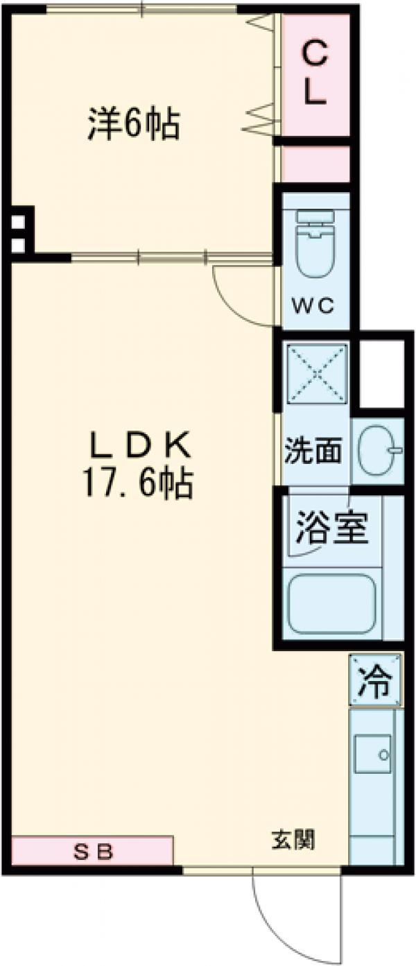 グランアセット久我山(1LDK/1階)の間取り写真