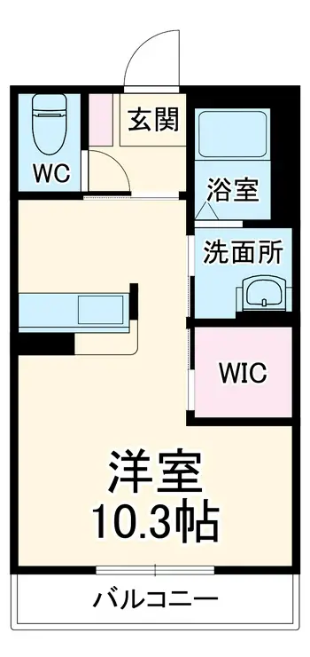 ドミール橋本 3階階 間取り