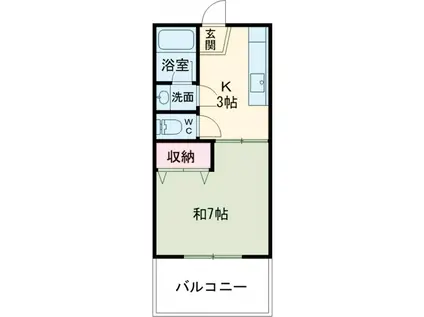 ソフィア吉祥寺(1K/3階)の間取り写真