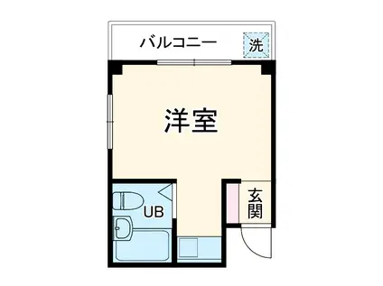 エクセルピア戸塚(ワンルーム/3階)の間取り写真