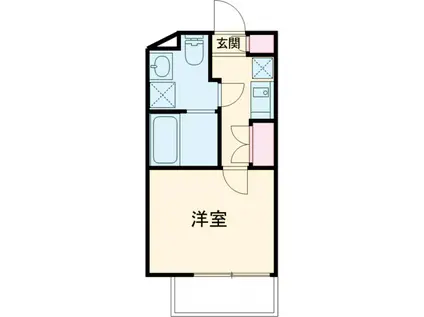 シティーウォーク練馬(1K/3階)の間取り写真