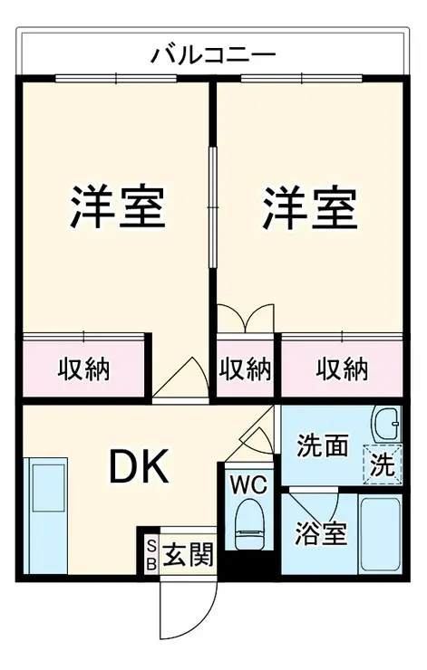 ミッシェルホームズ淵野辺 2階階 間取り