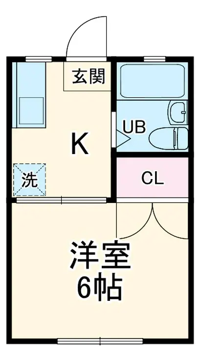 サクラコーポ 1階階 間取り