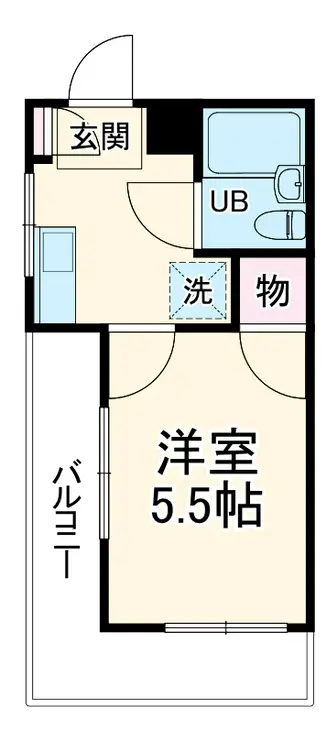 フラッツ青葉台 3階階 間取り