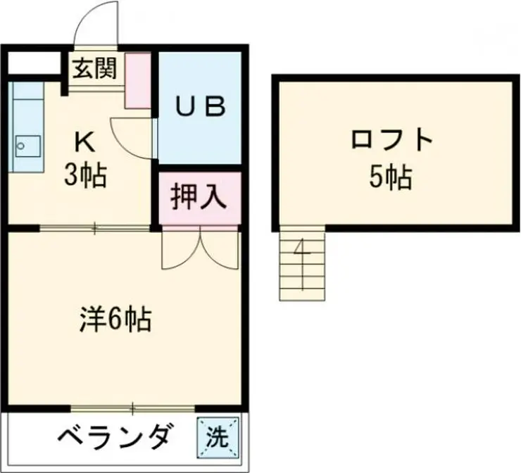 サンハイツエクセル 2階階 間取り