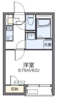 レオネクスト豊前(1K/2階)の間取り写真