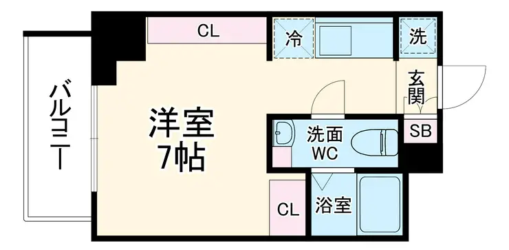 ステージグランデ大宮 5階階 間取り