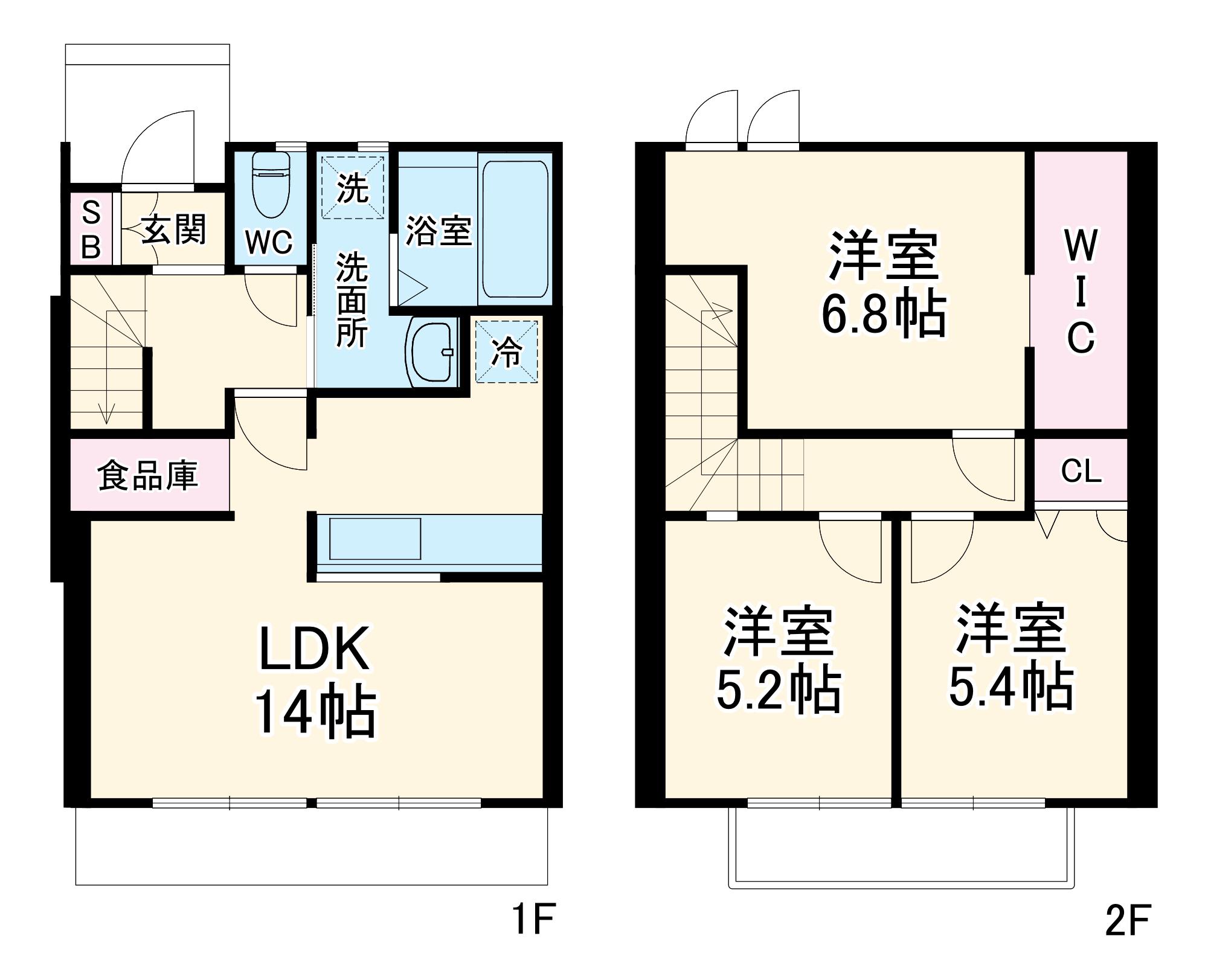 フォレスト深見(3LDK)の間取り写真