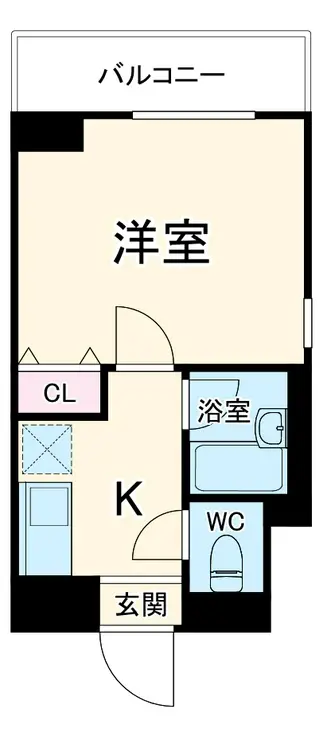 ルート大倉山マンションB 1階階 間取り