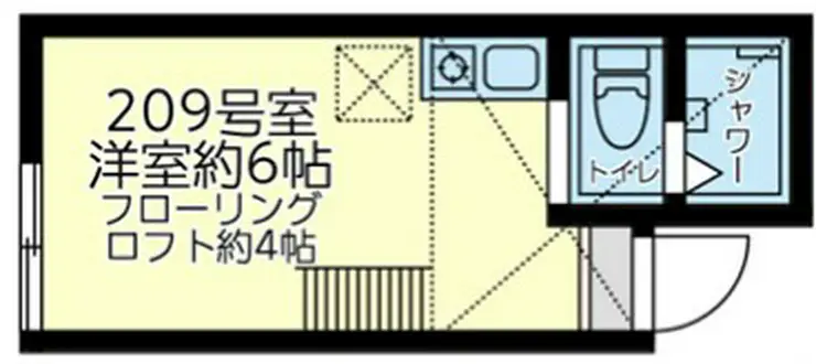 ユナイト汐入サント・シャペルの街 2階階 間取り