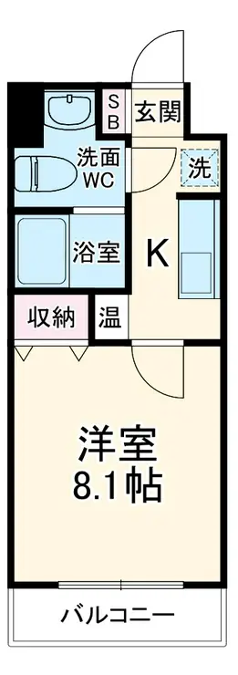 ウインズ妙典 5階階 間取り