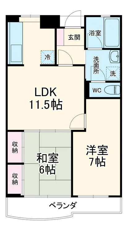 第32アオイビル 3階階 間取り