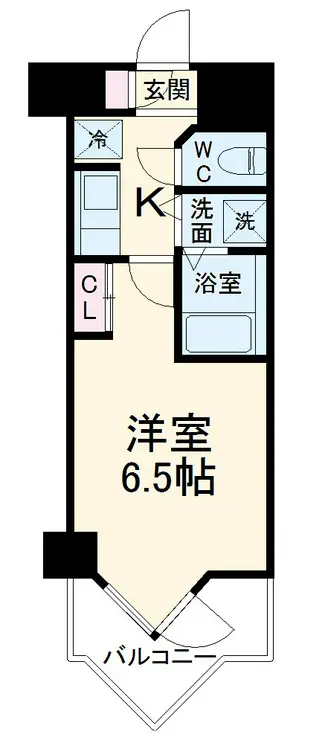 AXAS二子多摩川 3階階 間取り