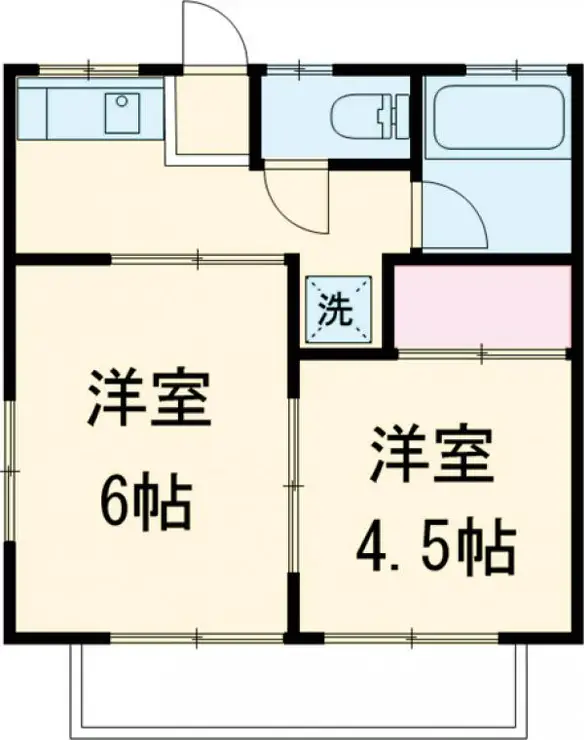コーポ石川 2階階 間取り