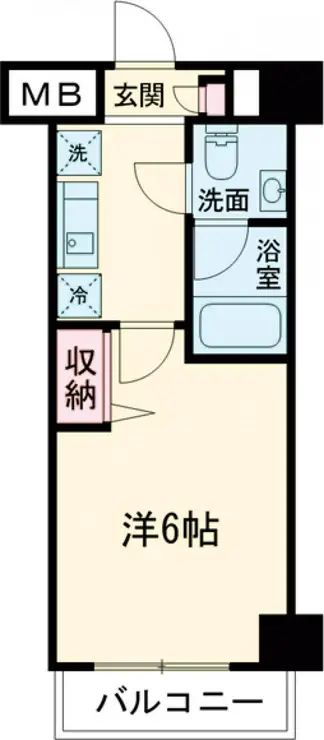 ドルチェParco東京府中 4階階 間取り