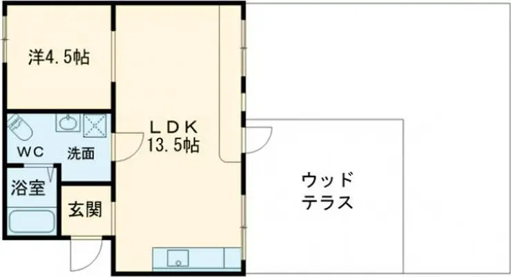 AURA243多摩平の森 3階階 間取り