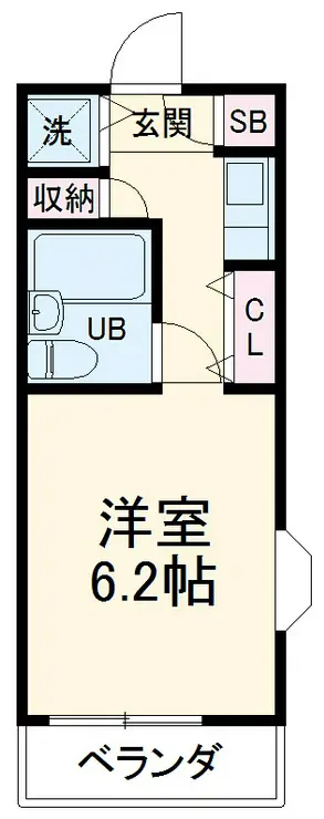 パレ・ドール伊勢佐木町南 2階階 間取り