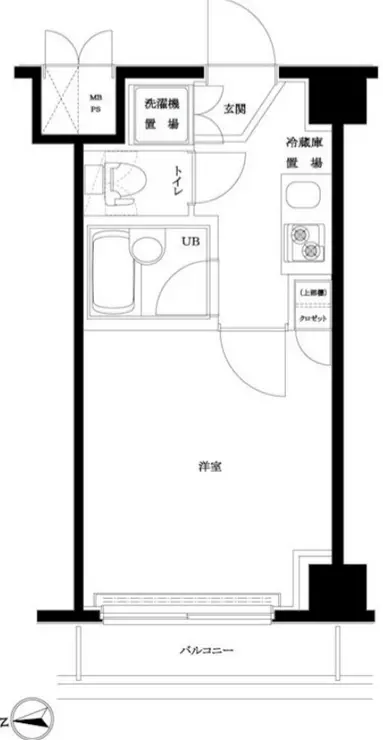 ルーブル浜田山 1階階 間取り