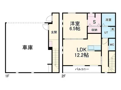 PACIFICA SHONAN(1SLDK/1階)の間取り写真