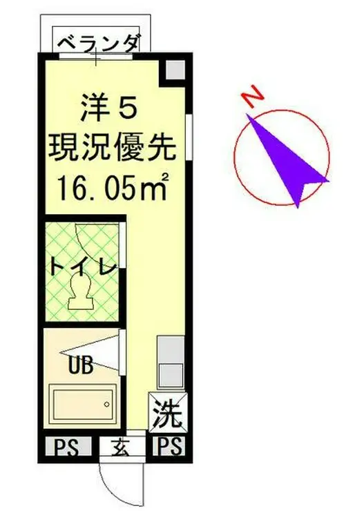 アースビル 5階階 間取り
