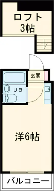 アーバ・ハイツ若林 2階階 間取り