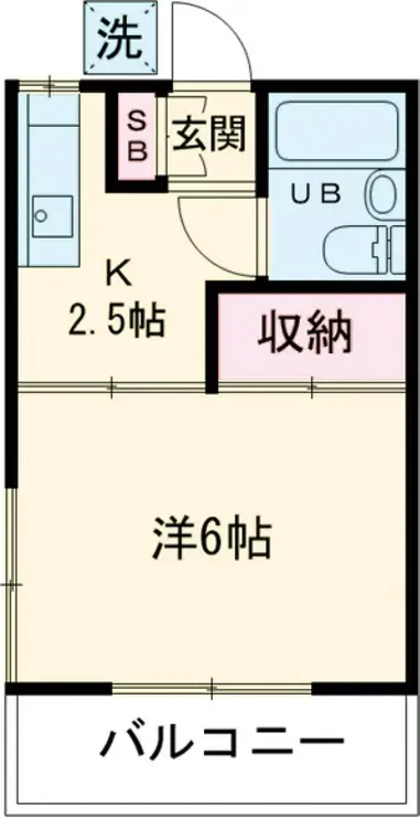 ソレージュ・本橋 2階階 間取り