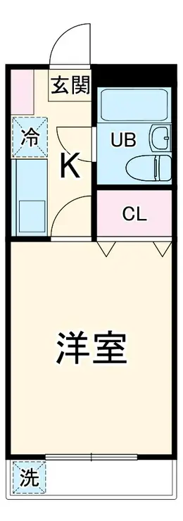 シティーフェイス 3階階 間取り