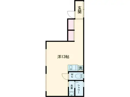 ドミール大森(2LDK/3階)の間取り写真