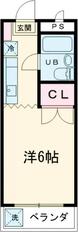 多摩セントラルビル 4階階 間取り