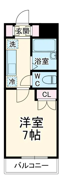 レジディア浦安 5階階 間取り