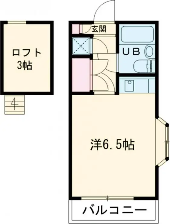 ウイックス三鷹 2階階 間取り